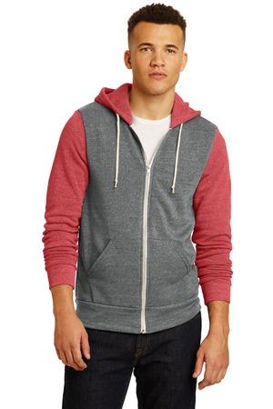 Alternative Colorblock Rocky Eco-Fleece Zip Hoodie