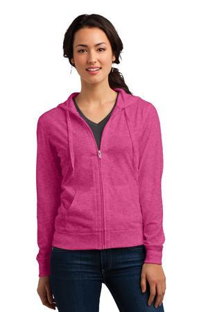 District Women's Fitted Jersey Full-Zip Hoodie