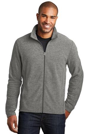 Port Authority Heather Microfleece Full-Zip Jacket