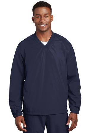 Sport-Tek V-Neck Raglan Wind Shirt