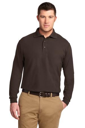 Port Authority Silk Touch Long Sleeve Polo Port Authority Silk Touch Long Sleeve Polo