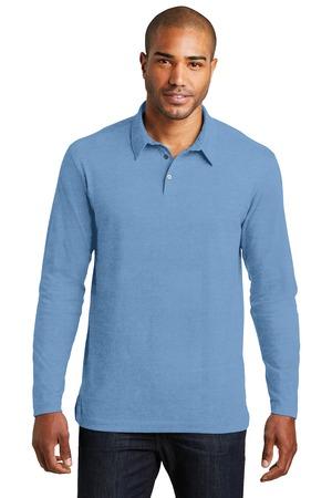 Port Authority Long Sleeve Meridian Cotton Blend Polo