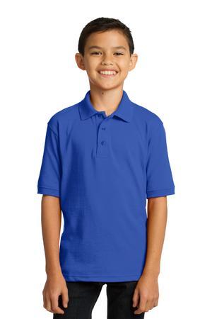 Port & Company Youth Core Blend Jersey Knit Polo Port & Company Youth Core Blend Jersey Knit Polo
