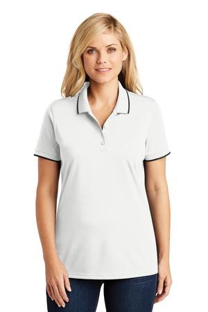 Port Authority Ladies Dry Zone UV Micro-Mesh Tipped Polo