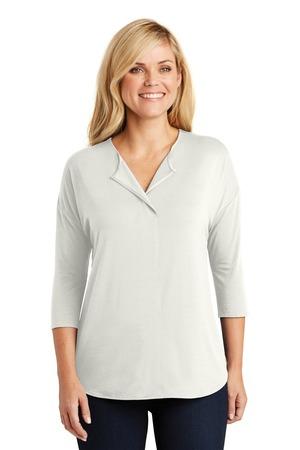 Port Authority Ladies Concept 3/4-Sleeve Soft Split Neck Top Port Authority Ladies Concept 3/4-Sleeve Soft Split Neck Top