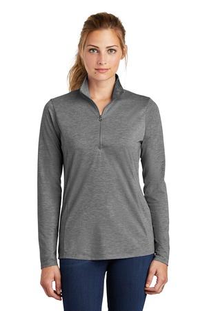 Sport-Tek Ladies PosiCharge Tri-Blend Wicking 1/4-Zip Pullover Sport-Tek Ladies PosiCharge Tri-Blend Wicking 1/4-Zip Pullover