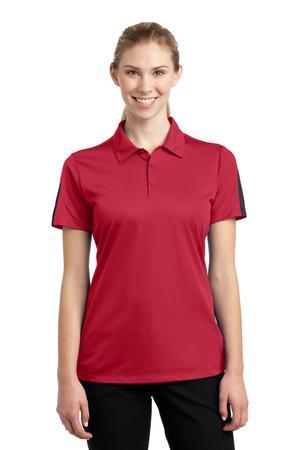 Sport-Tek Ladies PosiCharge Active Textured Colorblock Polo Sport-Tek Ladies PosiCharge Active Textured Colorblock Polo