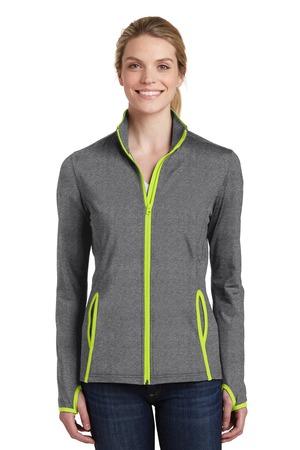 Sport-Tek Ladies Sport-Wick Stretch Contrast Full-Zip Jacket Sport-Tek Ladies Sport-Wick Stretch Contrast Full-Zip Jacket