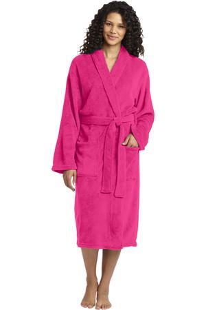 Port Authority Plush Microfleece Shawl Collar Robe Port Authority Plush Microfleece Shawl Collar Robe