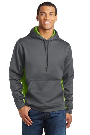 Sport-Tek Sport-Wick CamoHex Fleece Colorblock Hooded Pullover Sport-Tek Sport-Wick CamoHex Fleece Colorblock Hooded Pullover