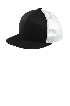 Sport-Tek Yupoong 5-Panel Classic Trucker Mesh Back Cap