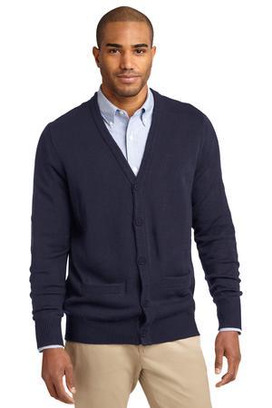 Port Authority Value V-Neck Cardigan Sweater with Pockets