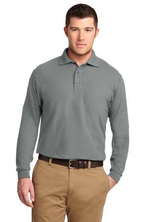 Port Authority Tall Silk Touch Long Sleeve Polo Port Authority Tall Silk Touch Long Sleeve Polo