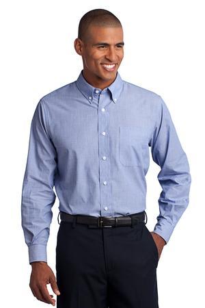 Port Authority Tall Crosshatch Easy Care Shirt