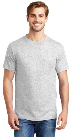 Hanes Beefy-T - 100% Cotton T-Shirt with Pocket. Hanes Beefy-T - 100% Cotton T-Shirt with Pocket.
