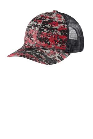 Digi Camo Snapback Trucker Cap