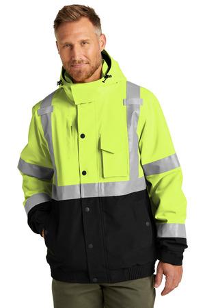 ANSI 107 Class 3 Waterproof Insulated Ripstop Bomber Jacket