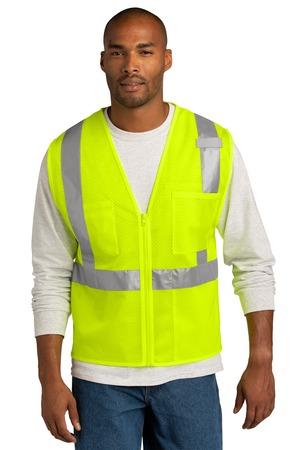 ANSI 107 Class 2 Mesh Zippered Vest.