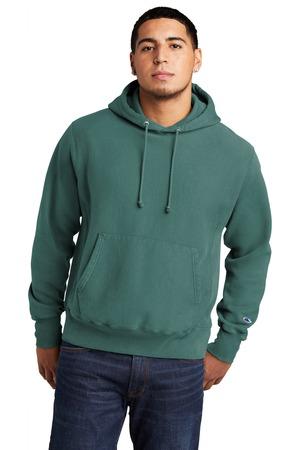 Reverse Weave Garment-Dyed Hooded Sweatshirt. Reverse Weave Garment-Dyed Hooded Sweatshirt.