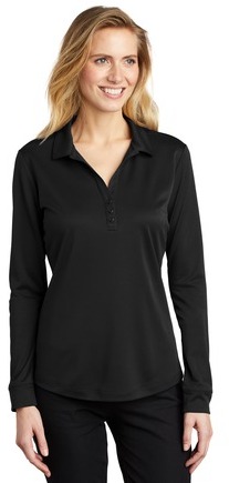 Port Authority Ladies Silk Touch Performance Long Sleeve Polo. Port Authority Ladies Silk Touch Performance Long Sleeve Polo.
