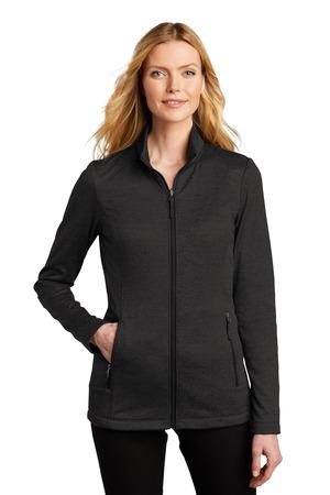 Ladies Collective Striated Fleece Jacket.