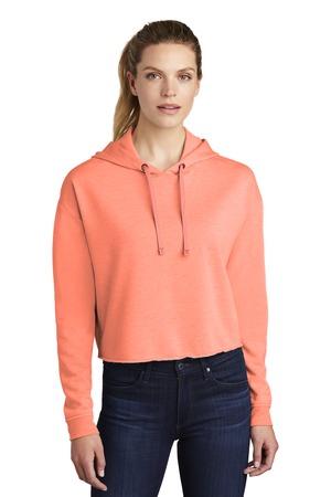 Ladies PosiCharge Tri-Blend Wicking Fleece Crop Hooded Pullover Ladies PosiCharge Tri-Blend Wicking Fleece Crop Hooded Pullover