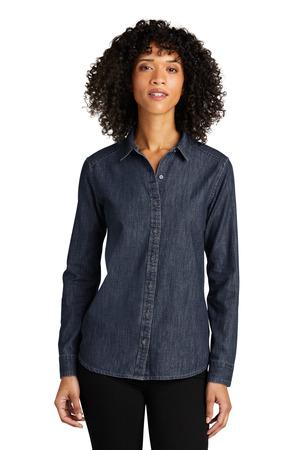 Ladies Long Sleeve Perfect Denim Shirt