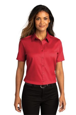 Ladies Short Sleeve SuperPro ReactTwill Shirt. Ladies Short Sleeve SuperPro ReactTwill Shirt.