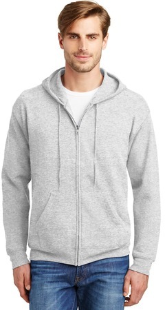 Hanes - EcoSmart Full-Zip Hooded Sweatshirt.