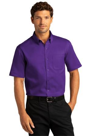 Short Sleeve SuperPro React Twill Shirt. Short Sleeve SuperPro React Twill Shirt.