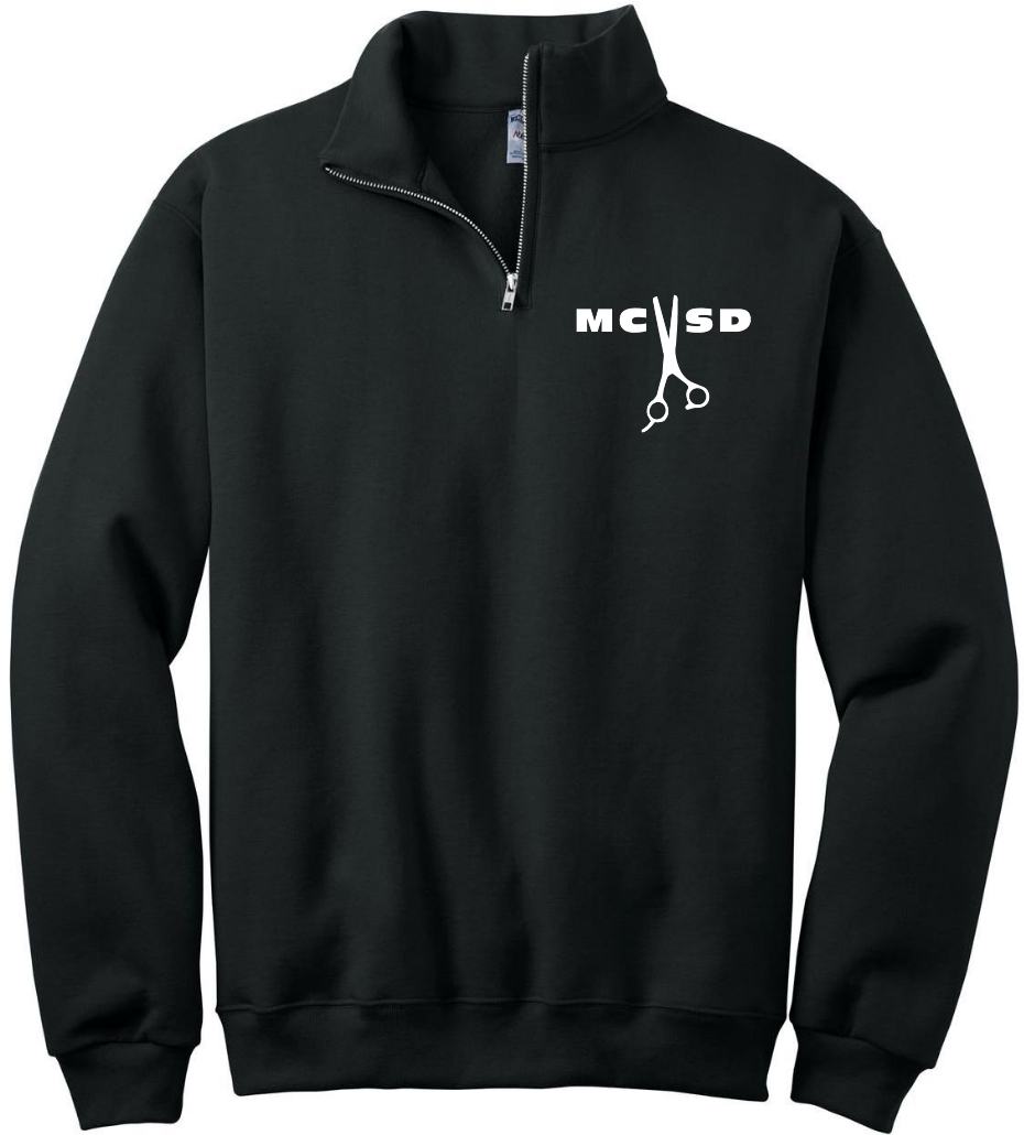 1/4 Zip - Black