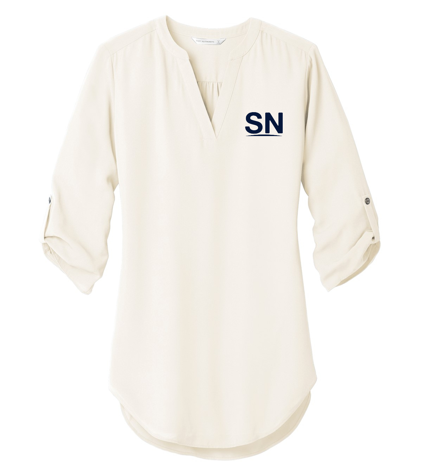 Stambaugh Ness Standard Ladies 3/4-Sleeve Tunic Blouse