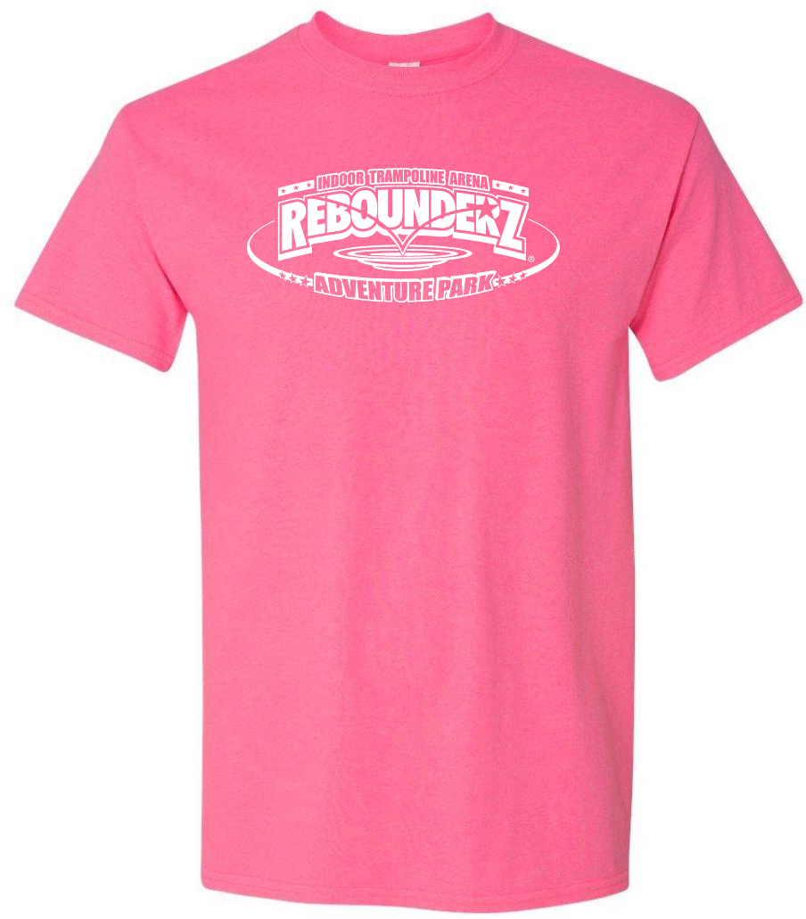 Adult Tee in Safety Pink