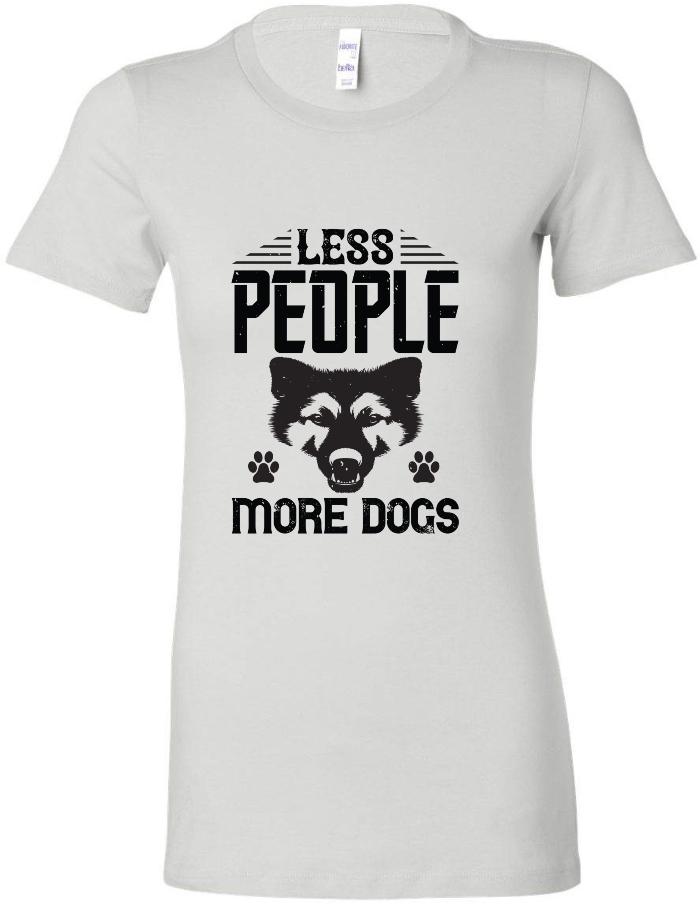 Less People More Dogs - Women's Tee