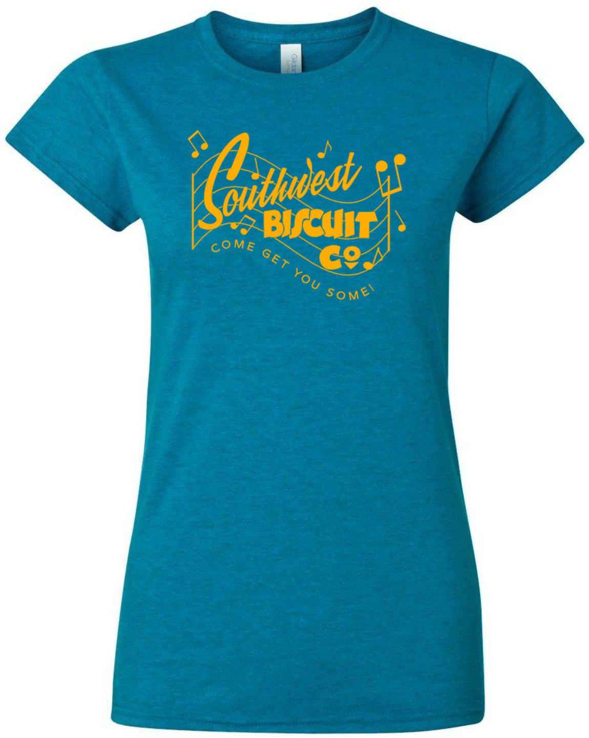 Music Staff logo_ Womens t-shirt
