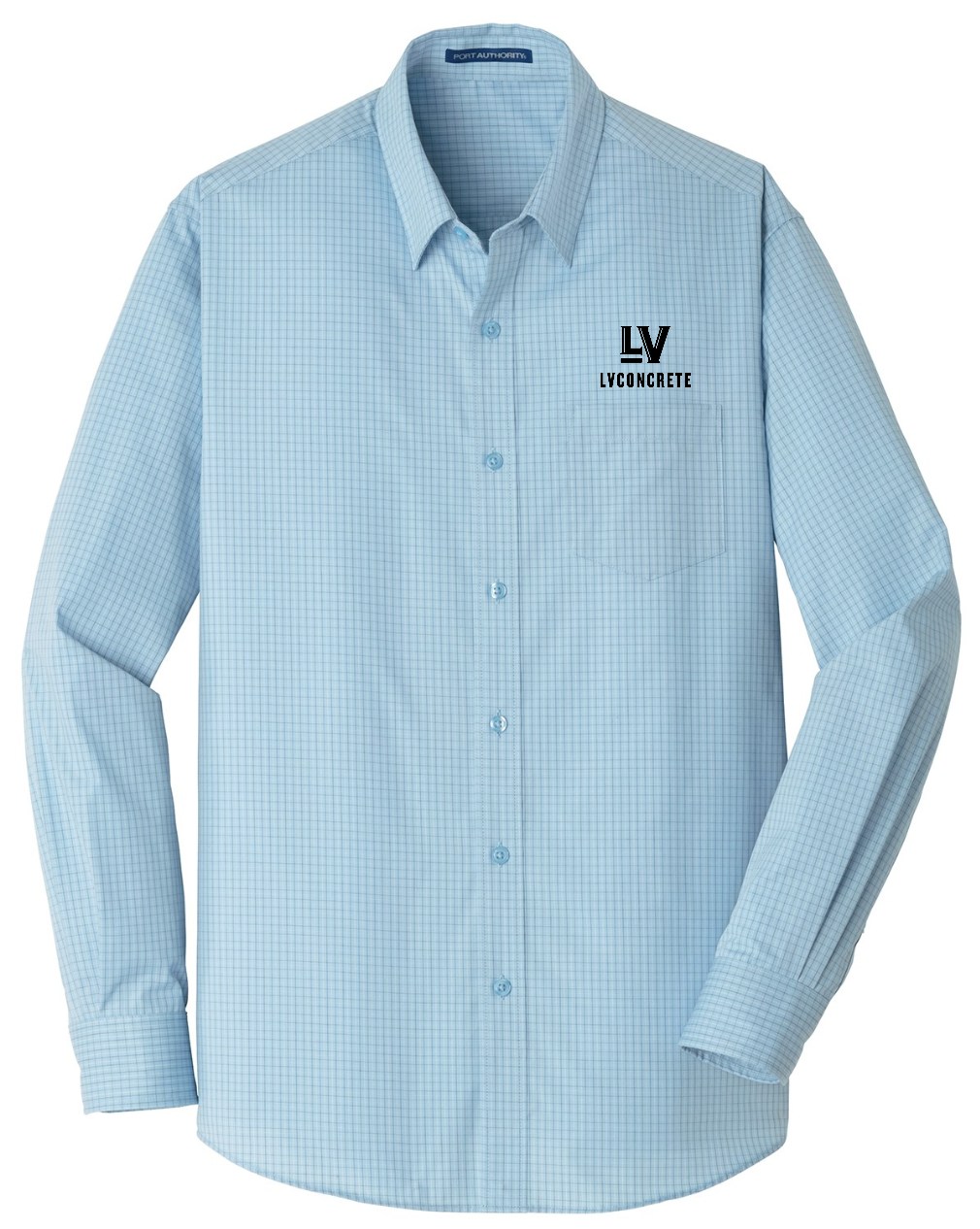 LV Concrete Standard Tattersall Dress Shirt