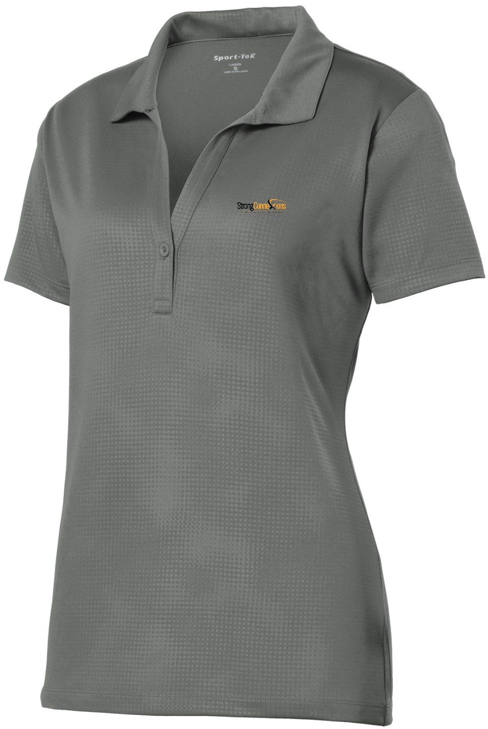 Sport-Tek Ladies Embossed PosiCharge Tough Polo 