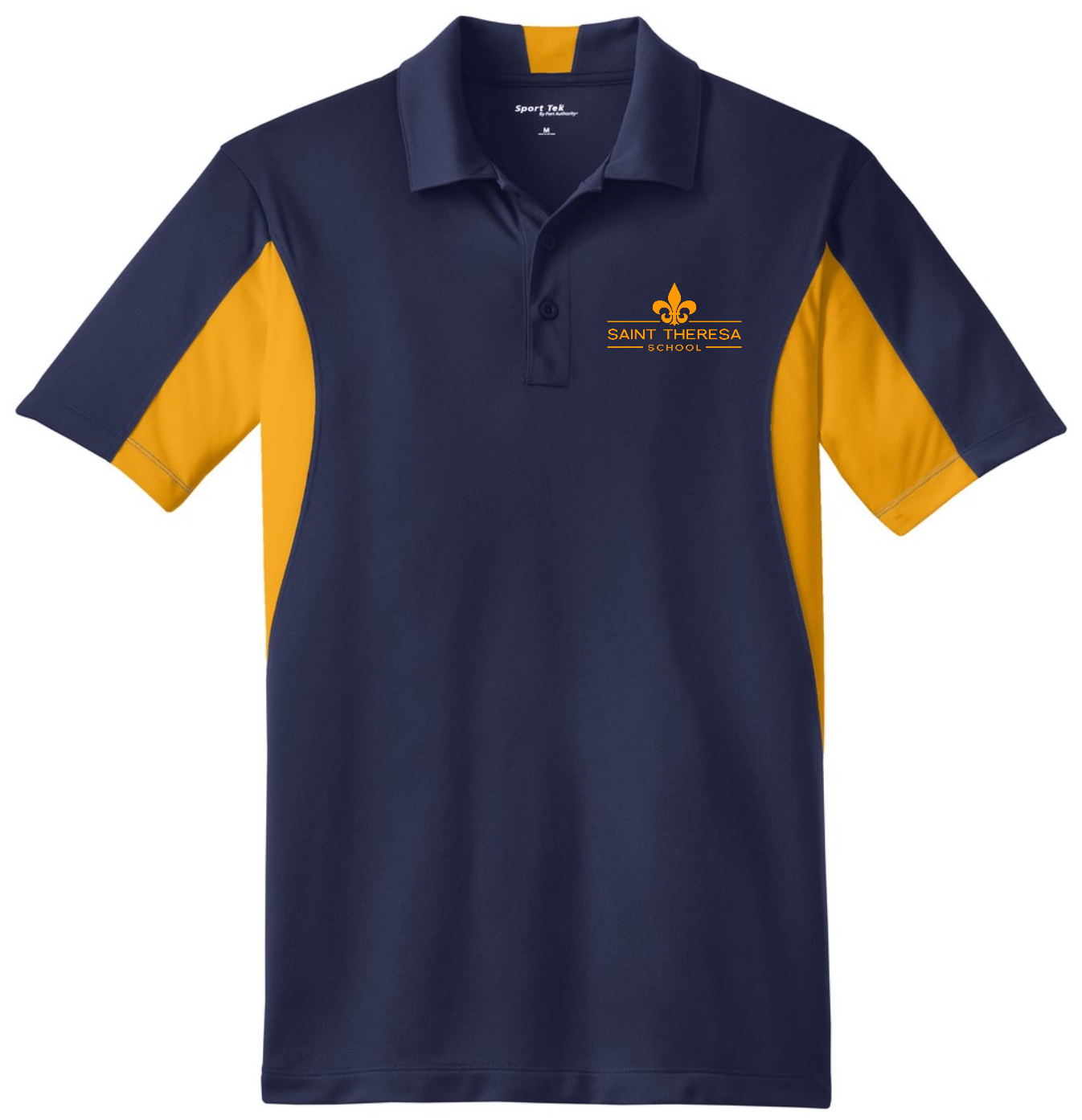 St. Theresa Performance Side Blocked Polo