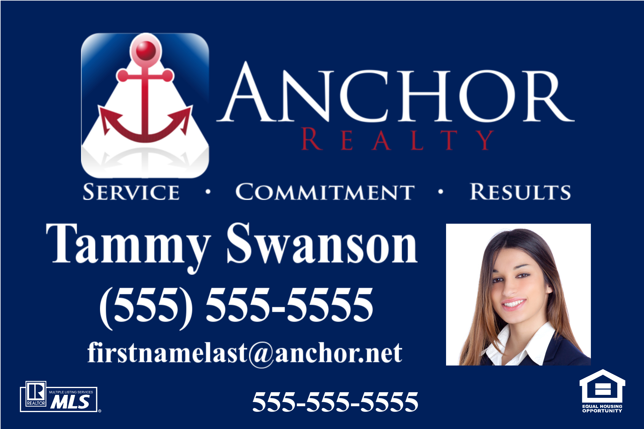 Real Estate Sign - 1 Agent with Photo