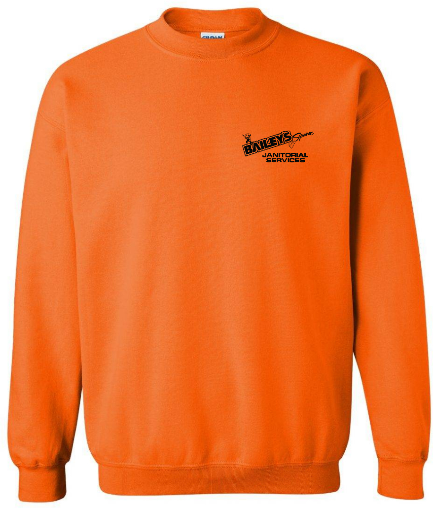 Janitorial Crewneck Orange