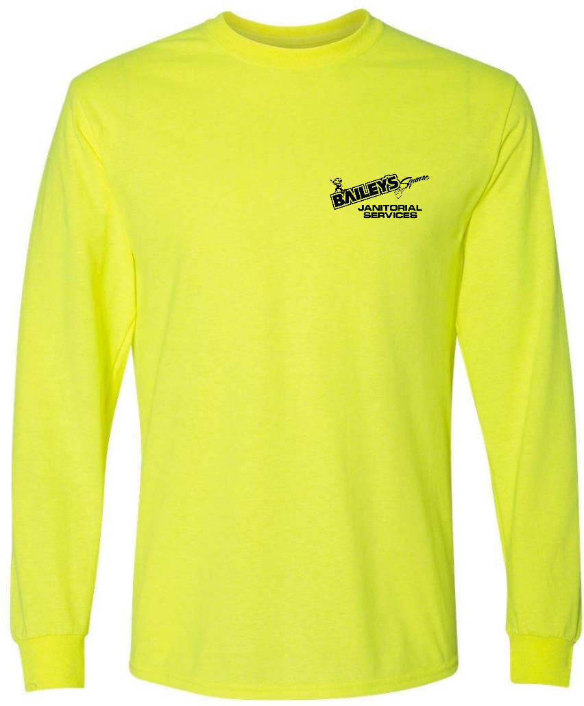Janitorial Long Sleeve Tee Green