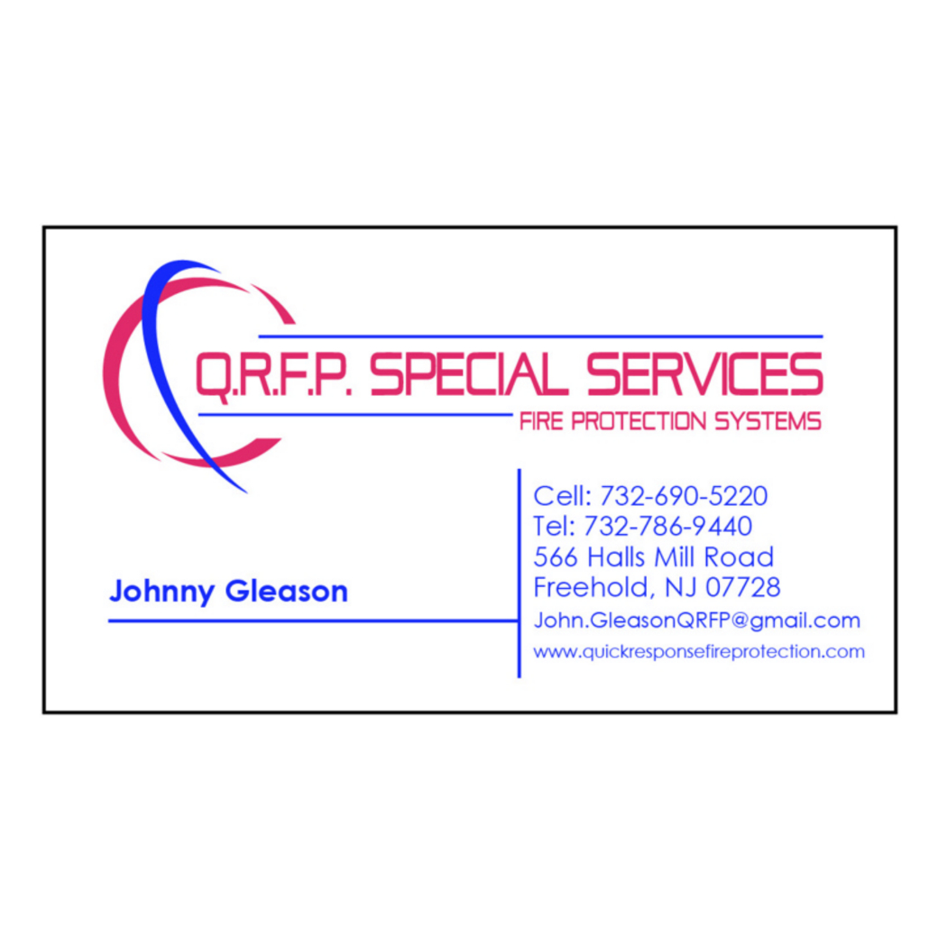 QRFP SS Business Card - Gleason