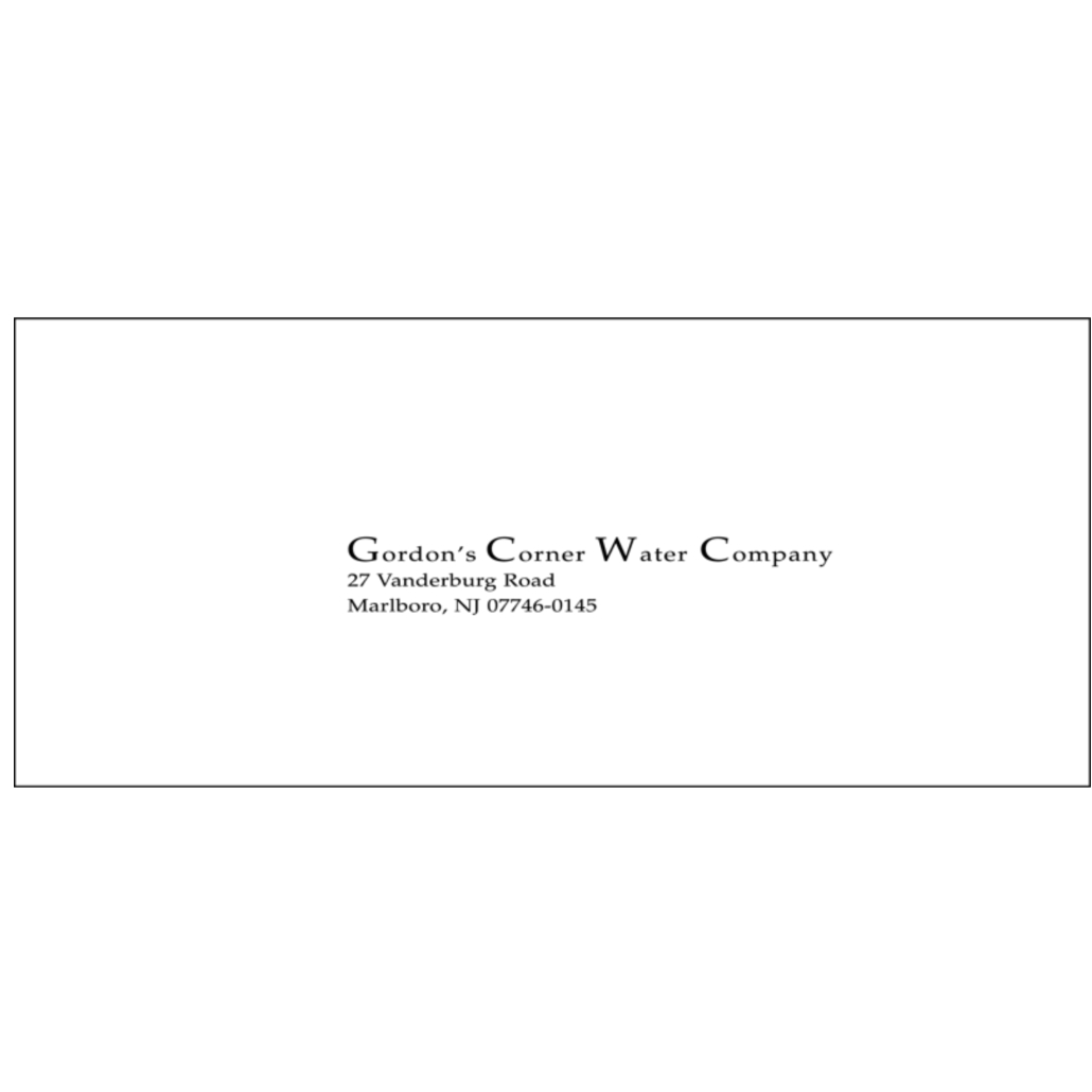 #9 Standard Return Envelope