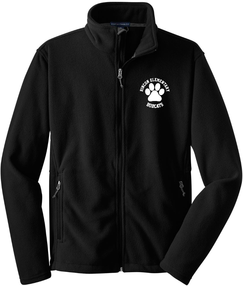 black youth zip fleece