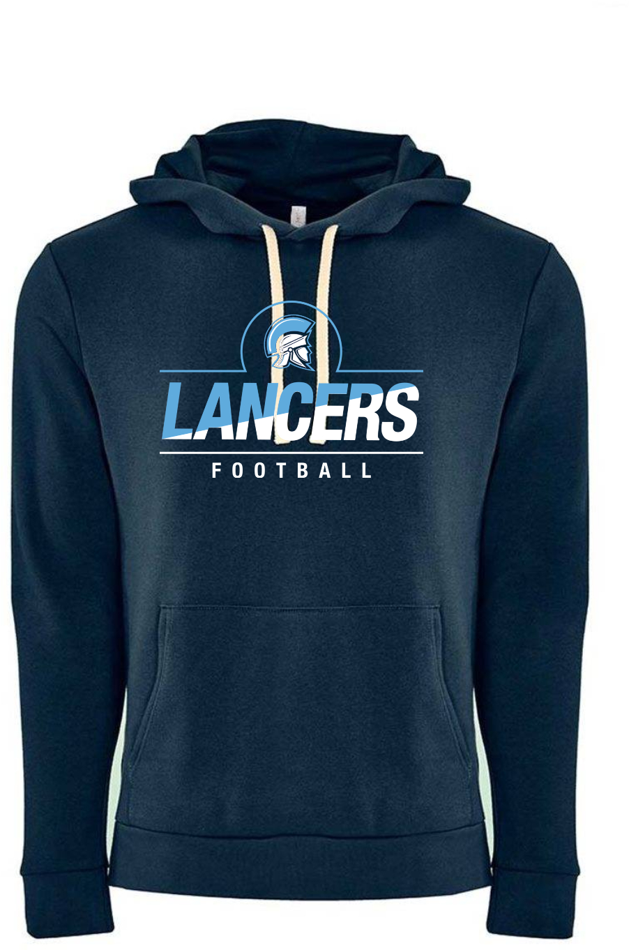 Navy Lancers Football Hoodie