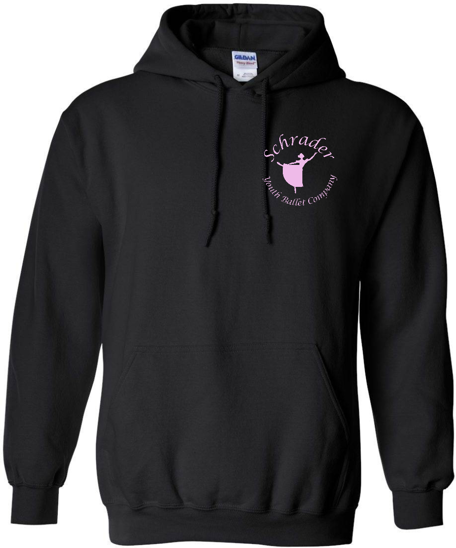 SYBC logo  on ADULT UNISEX hooded sweatshirt
