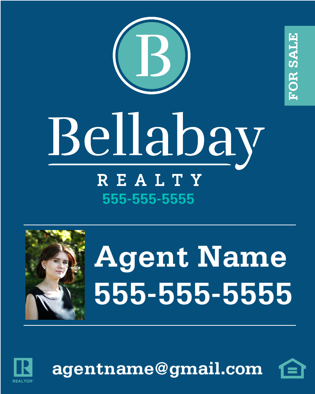30 x 24 Real Estate Sign - with Photo