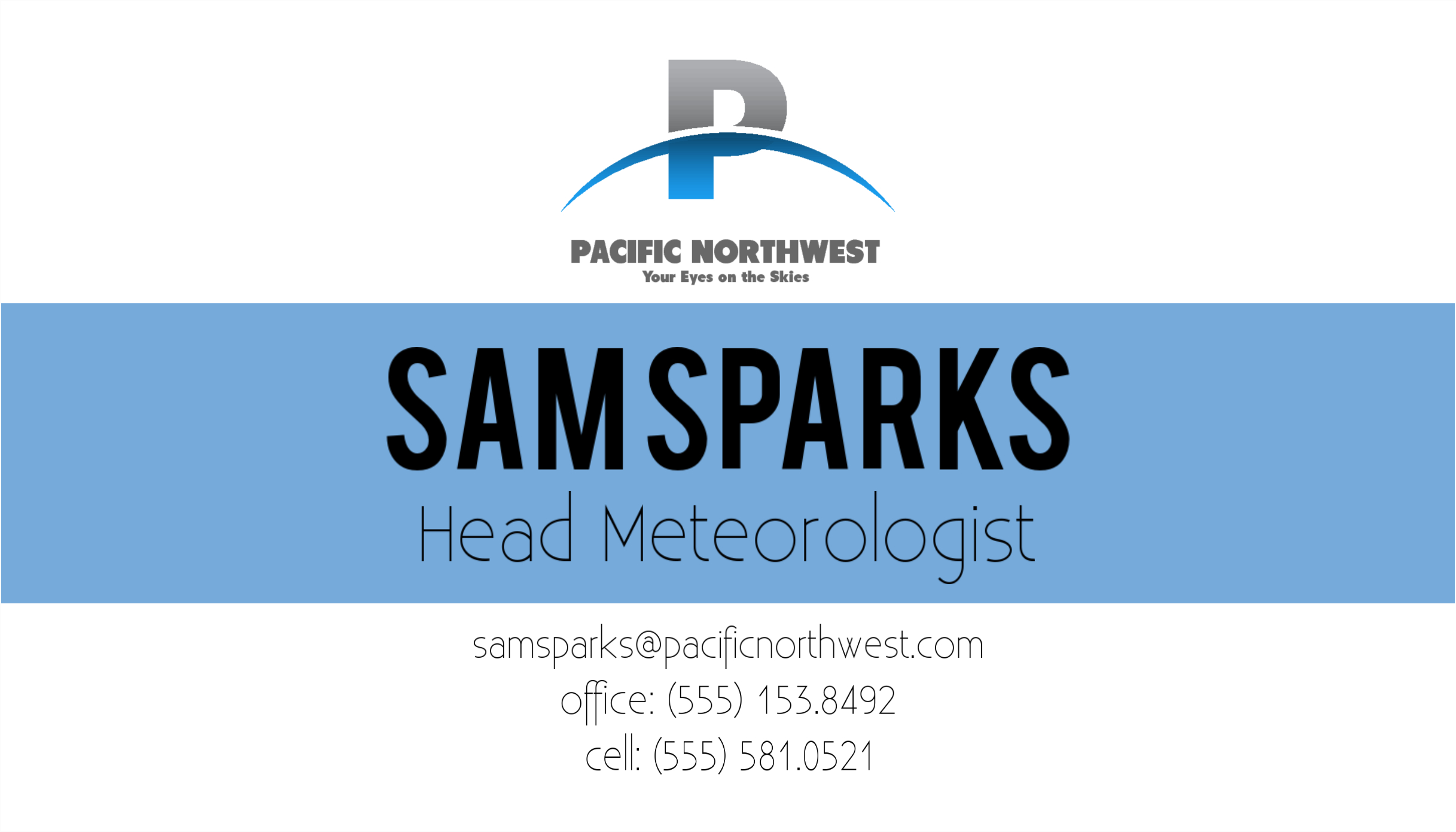 Sam Sparks Business Cards