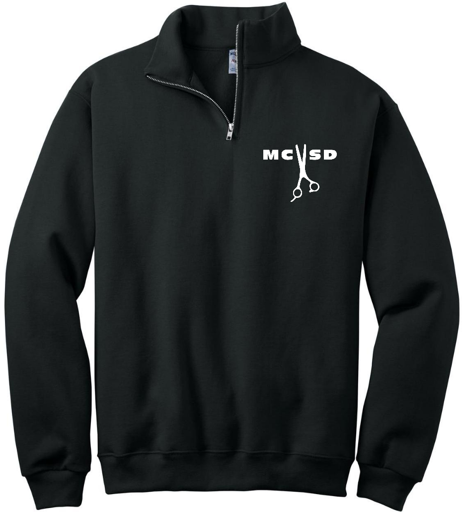 1/4 Zip Black