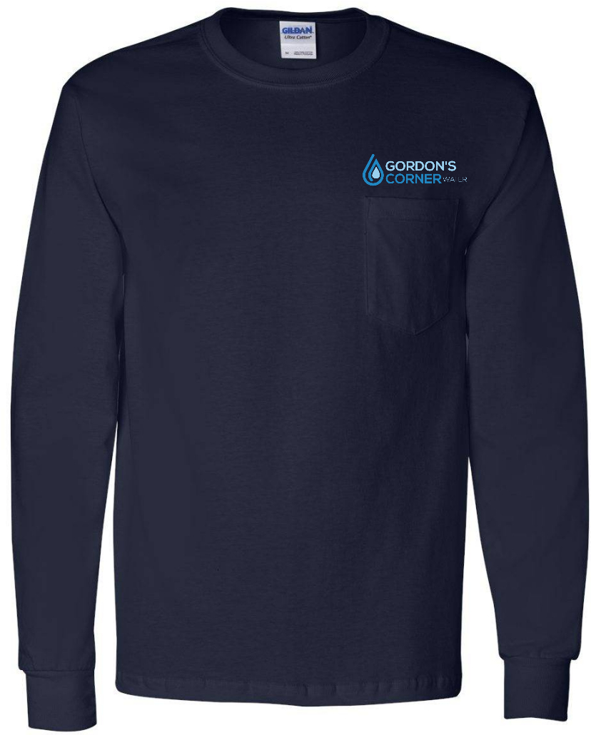 Long Sleeve Pocket Tee - Navy